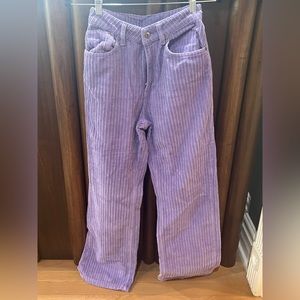 RAGGED JEANS size 24, purple, loose fit, great condition